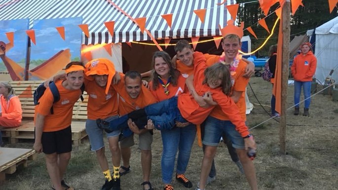 Zomerkamp zeeverkenners