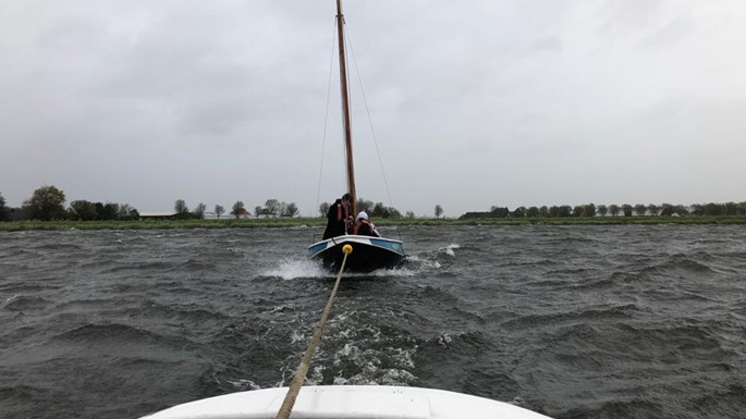 Zeilen bij windje 7