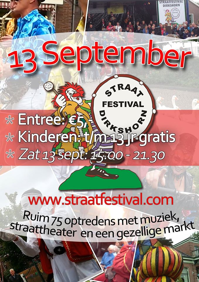 Straatfestival in Dirkshorn