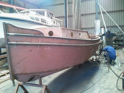 Ursa Major Afgebouwd bij scheepswerf NIEKO in Franeker