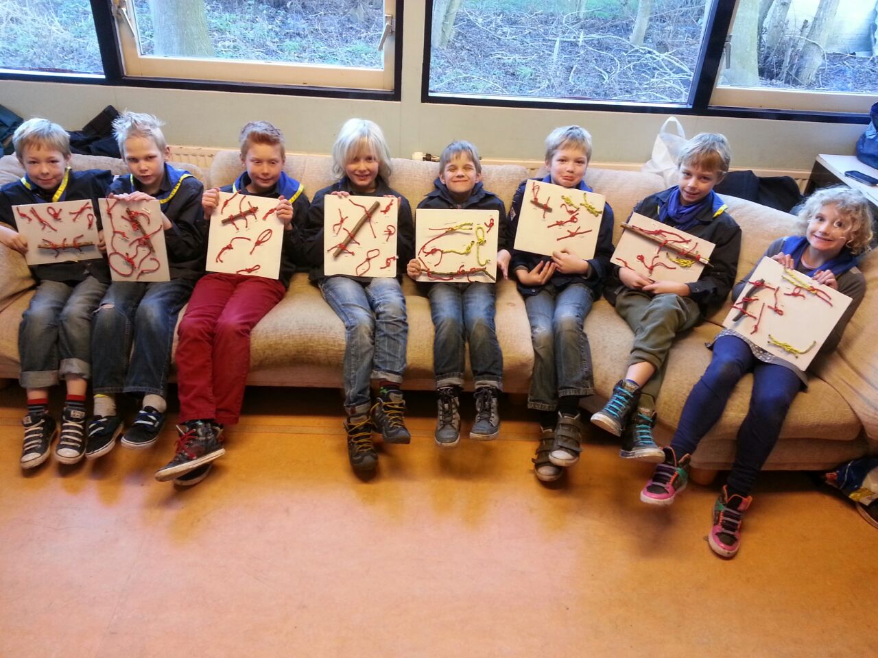 Dolfijnen hard bezig voor insigne knopen