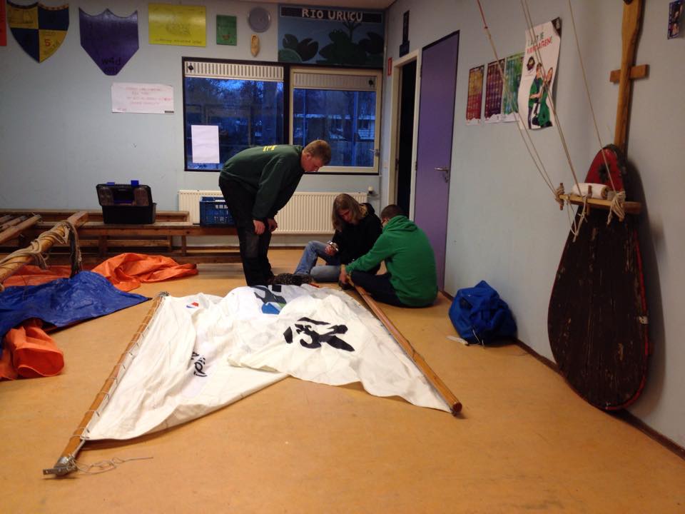 Vletten al weer bijna nat!