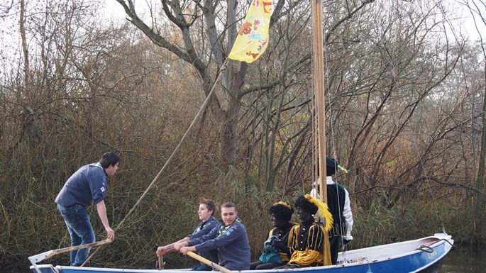 Zeeverkenners: Sinterklaas intocht 22-11-2015