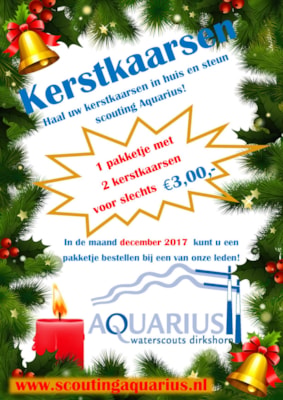 kerstkaarsen ledenverkoop