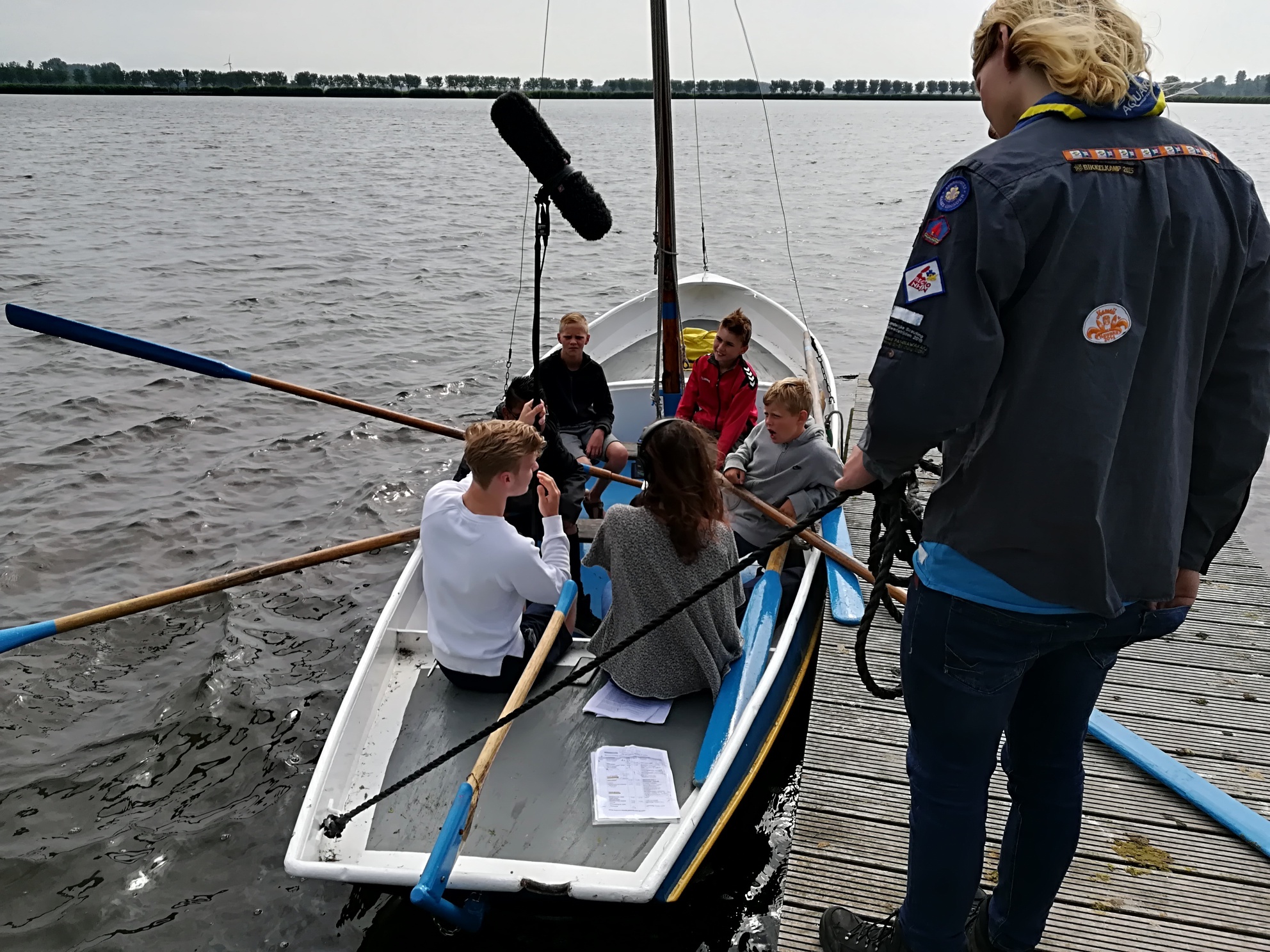 TV opname bij Aquarius