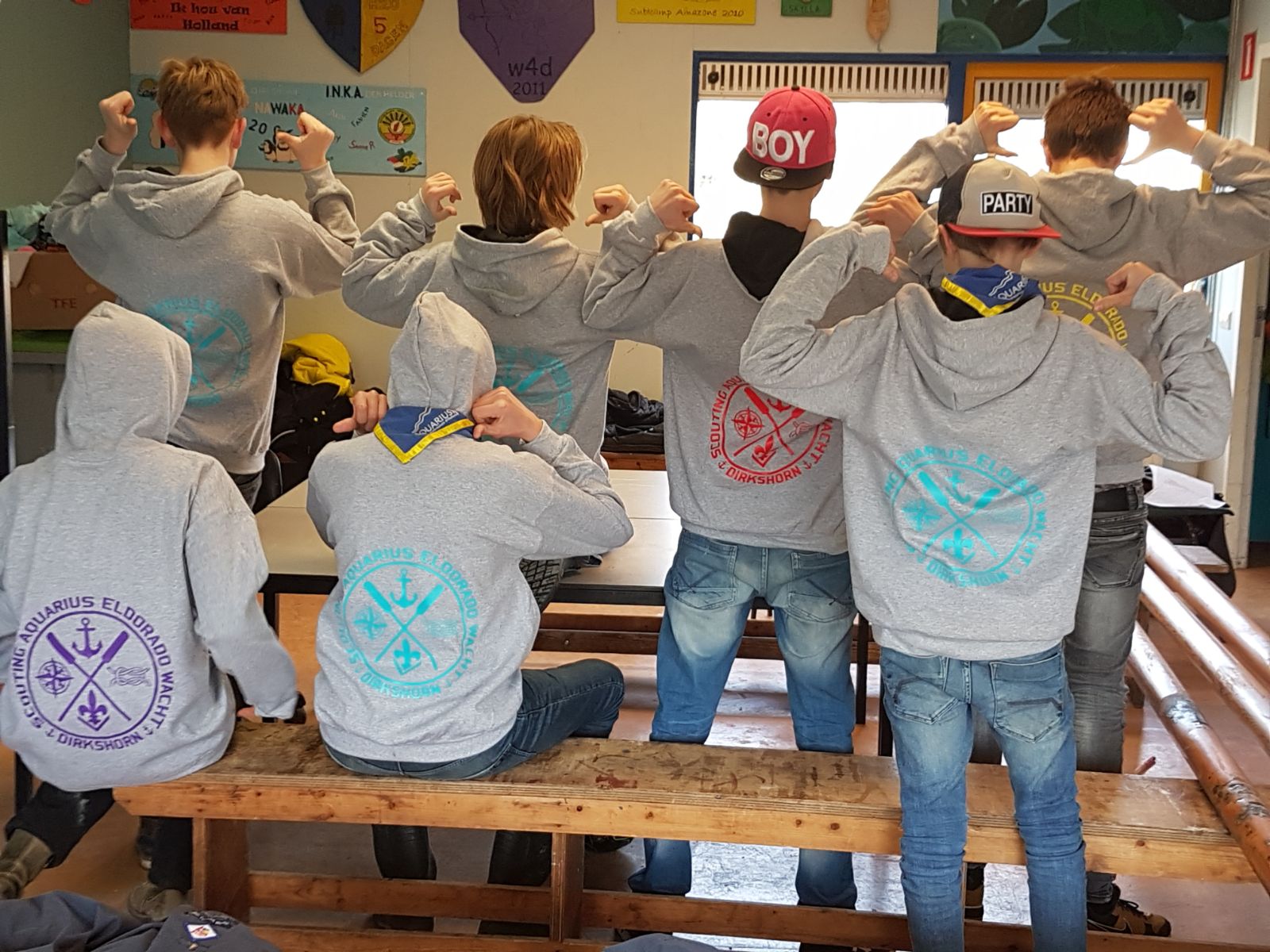 Zeeverkenners: nieuwe truien!