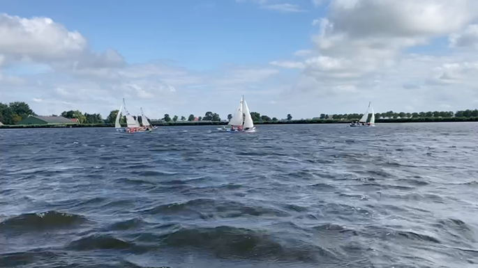 zeeverkenners lekker bezig