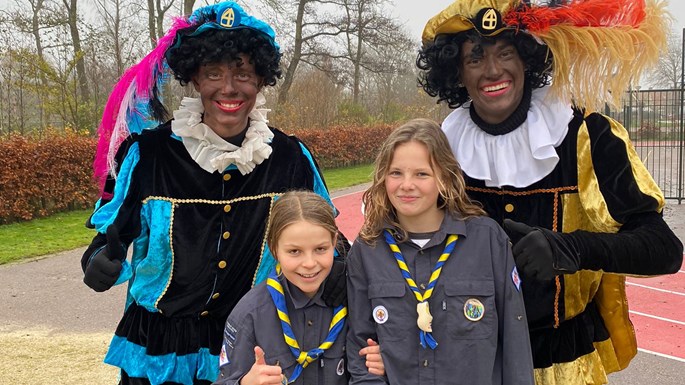 Pieten bij zeeverkenners