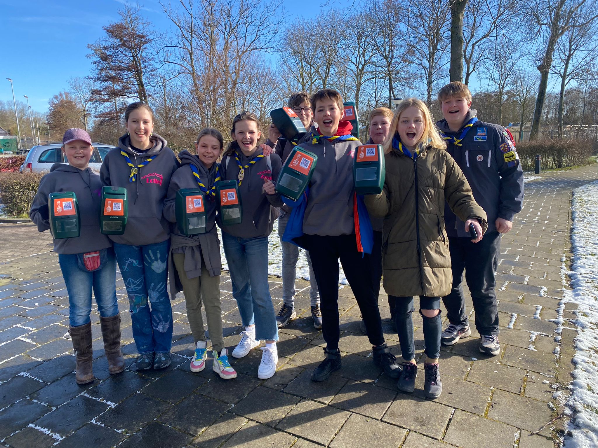 Goede opbrengst bij Jantje Beton collecte 